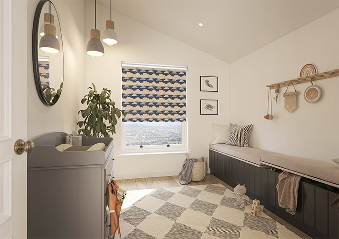 Cloudy Cosmos, Twinkle Grey - Roller Blind - Image 7